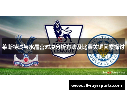 莱斯特城与水晶宫对决分析方法及比赛关键因素探讨 莱斯特城与水晶宫对决分析方法及比赛关键因素探讨